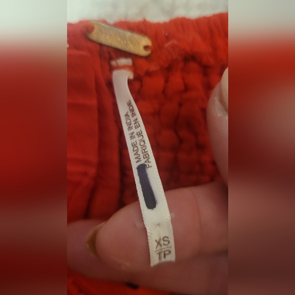 Free People Red Dress with Flower/Rose - Picture 15 of 15